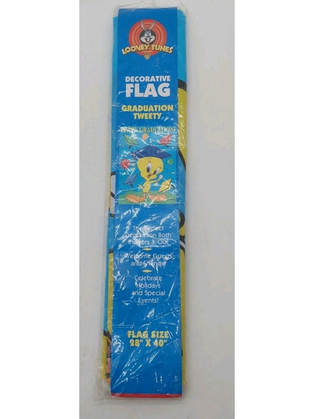 Looney Tunes Tweety "Happy Graduation" Garden Yard Flag 28 X 40